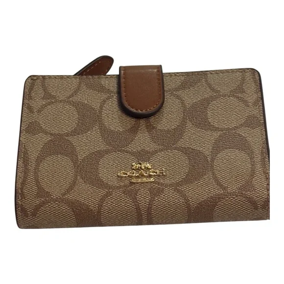 Coach Signature Canvas Bifold Wallet Pristine - Picture 13 of 15